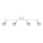 Bodová - NV 661004 Bodové svítidlo BASE matný bílý kov GU10 4x5W IP20 bez žárovky - NOVA LUCE - foto 2