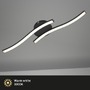 Dekorativní - BRILO 3449-015 LED nástěnné a stropní svítidlo, 55,5 cm, 12 W, černá - BRILO - foto 2