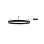 Kruhová - NV 9063604 Stropní svítidlo MOTIF LED stropní svítidlo černý hliník 3000K IP20 48W 220-240V stmívatelné - NOVA LUCE - foto 2