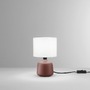 Stolní lampy dekorační - FAN I-BURANO-L-ROS Stolní lampa Burano keramika, červená, 1xE14, pr. 14 x H 22 cm - FANEUROPE - foto 2