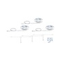 Dekorační - P 71219 MaxLED Stair LED Strip prodloužení 3x 0,5m 3x0,3W 64lm/m 2700K - PAULMANN - foto 2