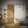 Lištové Briloner 48V - BRILO 8032015 LUXTRAIL lištový systém 48V, LED závěsné svítidlo, nastavitelná výška, černá - BRILO - foto 2