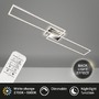Hranatá - BRILO 3050018 LED CCT rám 110 cm 40W 5200lm chrom (starý kód: BRILO 3050-018) - BRILO - foto 2