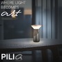 Na stůl - BRI 7675015 PILIA LED stolní lampa dobíjecí antracit / bronz 2,6W 200lm 2700K stmívatelná IP44 - BRILONER - foto 2
