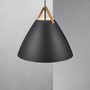 Kónická - NOR 84363003 Závěsné svítidlo Strap 68 1x60W E27 černá - NORDLUX - foto 2