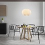 Koule - LD 17204-16 PAPEL Závěsné svítidlo s bílým stínídlem v nadčasovém skandinávském stylu - LEUCHTEN DIREKT / JUST LIGHT - foto 2