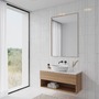 Kruhová - NOR 50046104 Oja 29 IP54 2700K plynule stmívatelné stropní svítidlo dřevěná fólie - NORDLUX - foto 2