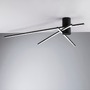 Dekorativní - FAN LED-SHANGHAI-PL3C NERO Stropní svítidlo LED SHANGHAI černá 27 W 3750 lm 3000 K 92x100x14,5 cm - FANEUROPE - foto 2