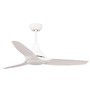 Ventilátory - NV 5267301 Stropní ventilátor se světlem SAMOA tělo z oceli matná bílá a sklo 3ABS LED 18W 3000K - NOVA LUCE - foto 2