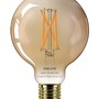 E27 - PH 8719514372207 WiZ Smart LED Kulová žárovka Filament oranžová 7 W (ekv. 50 W) 640lm G95 2000-5000K E27 - PHILIPS - foto 2