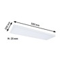 Hranatá - P 71310 LED Panel Atria Shine White Select IP44 hranaté 560x200mm 15,2W 3000 - 6500K bílá - PAULMANN - foto 2
