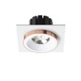 Hranatá - RED R13250 SHARM SQ I zápustná bílá měď 230V LED 10W 24° 3000K - RED - DESIGN RENDL - foto 2