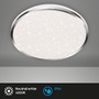 Kruhová - BRI 3403-118 LED stropní svítidlo hvězdné nebe, pr. 33 cm, 18 W, chrom - BRILONER - foto 2