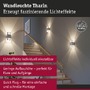 Dekorativní - P 71252 LED nástěnné svítidlo Tharin IP44 3000K 120x104mm 2x3,7W bílá - PAULMANN - foto 2