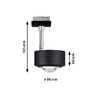 Svítidla - P 96812 URail LED lištový spot Aldan spot 8W 4000K stmívatelné 230V černá mat/černá - PAULMANN - foto 2