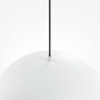 Polokoule - M MOD168PL-01W Závěsné svítidlo Basic 40W E27 bílá kov moderní - MAYTONI - foto 2