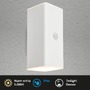 Nástěnná - BRI 3788016 Kuni LED venkovní nástěnné svítidlo, pohybové čidlo, soumrakový senzor, nabíjecí - BRILONER - foto 2
