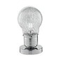 Stolní lampy dekorační - FAN I-LAMPD/LUME Stolní lampa Lume Žárovka, chromová, 1 x E14, 15 x 28 cm - FANEUROPE - foto 2