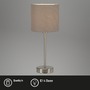 Stolní lampy dekorační - BRILO 7002-011 Stolní lampa, max. 25 W, 38,5 cm, taupe - BRILO - foto 2