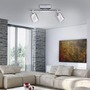 Bodová - LD 11242-17 WELLA LED nástěnné svítidlo, stropní svítidlo, 2-ramenné, chrom 3000K - LEUCHTEN DIREKT / JUST LIGHT - foto 2