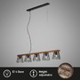 Hranatá - BRI 4077-055 Závěsné svítidlo, 110 cm, max. 25 W, černá - BRILONER - foto 2