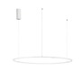 Kruhová - NV 9345608 Závěsné svítidlo TARQUIN bílý hliník a akryl LED 58W 230V 3000K IP20 stmívatelné - NOVA LUCE - foto 2