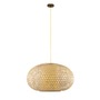 Kruhová - FAN I-ZEN-S-XXL Závěsné svítidlo ZEN OCRA, 1xE27, 60 x 60 x 120 cm - FANEUROPE - foto 2