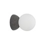 Dekorativní - NV 9577012 Nástěnné svítidlo ZERO šedý beton a opálové sklo G9 1x5W IP20 220-240V bez žárovky - NOVA LUCE - foto 2