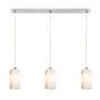 Vícečetná - RED R14028 LIZ III 80 závěsná opálové sklo/chrom 230V E27 3x11W - RED - DESIGN RENDL - foto 2