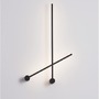 Nepřímé osvětlení - NV 9009324 Nástěnné svítidlo SYNTHESI černý hliník a akryl LED 25W 230V 3000K IP20 - NOVA LUCE - foto 2