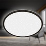 Kruhová - BRILO 7654015 Slim svítidlo LED panel pr.37,5 cm - 22W, 3000lm, hvězdné nebe, neutrální bílá, černá - BRILO - foto 2