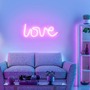 Dekorativní - LD 85021-87 NEON-LOVE LED nástěnné svítidlo LOVE růžové USB, šňůrový vypínač, dekorativní - LEUCHTEN DIREKT / JUST LIGHT - foto 2