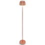 Stojací lampy - BRILO 1238013 nabíjecí stojanová lampa Riffle - 124 cm, 4,2W, 400lm, bezdrátová, LED, stmívatelná, dotykový vypínač, měď - BRILO - foto 2