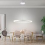 Kruhová - PN 2383-16 TITUS LED závěsné svítidlo 80x80, bílá, kruhové, stmívatelné, paměťová funkce, moderní SimplyDim 3000K - PAUL NEUHAUS - foto 2