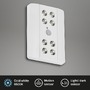 Přisazená - BRI 2255086 LED Lero Indoor 11,6 cm 8x0,08W 7lm bílé (starý kód: BRI 2255-086) - BRILONER - foto 2
