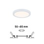 Koupelnová - P 93031 LED vestavné svítidlo Areo VariFit IP44 kruhové 118 6,5W 3.000K bílá - PAULMANN - foto 2