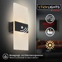 Nepřímé osvětlení - BRI 3888015 Aura nástěnné svítidlo - 2,5W, 100lm, nabíjecí, LED, s pohybové čidlo, černá - BRILONER - foto 2