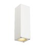 Nepřímé osvětlení - LA 1000327 THEO UP/DOWN QPAR51 nástěnné svítidlo bílá max. 2x50W - BIG WHITE (SLV) - foto 2