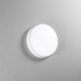 Kruhová - FAN LED-ALWAYS-RS Venkovní nástěnné svítidlo ALWAYS bílá LED IP65 33x7cm CCT senzor pohybu - FANEUROPE - foto 2