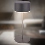 Stolní lampy dekorační - BRILO 7629015 Kira stolní lampička - 3W, 200lm, bezdrátová, LED, dotykový vypínač, stmívatelné, antracit - BRILO - foto 2