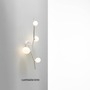 Dekorativní - BRO PC01219_007 Nástěnné svítidlo IVY WALL 4 růžová / kouřová / opál 4x 1,2W 91lm G4 24V - BROKIS - foto 2