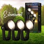 Connect To Shine - BRI 3919035 CONNECT TO SHINE prodlužovací sada Lilis sada 3ks LED zahradních bodových svítidel, IP65 - BRILONER - foto 2