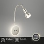 S ramenem - BRI 2178012 Přímé a nepřímé osvětlení nástěnné svítidlo, 39 cm, 1x E14, max. 10W, matný nikl - BRILONER - foto 2