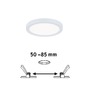 Koupelnová - P 93035 LED vestavné svítidlo Areo VariFit IP44 kruhové 118 6,5W 4.000K bílá - PAULMANN - foto 2