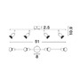 Bodová - NV 662004 Bodové svítidlo BASE rezavý kov GU10 4x5W 230V IP20 bez žárovky - NOVA LUCE - foto 2