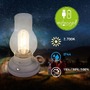 Stolní lampy dekorační - BRILO 7575015 Kanea stolní lampa - 1,5W, 40lm, bezdrátová, LED, stmívatelné, teplá bílá, antracit - BRILO - foto 2
