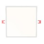 Hranatá - RED R12175 SLENDER SLIM SQ 22 zápustná chrom 230V LED 30W 3000K - RED - DESIGN RENDL - foto 2