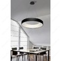 Kruhová - AZZ AZ3438 LED Závěsné svítidlo Azzardo Sovana Pendant 45 CCT grey Dimm AZ3438 40W 2200lm 2700-6500K IP20 45cm stmívatelné šedé - AZZARDO - foto 2