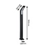 Sloupková - P 94858 LED stojací svítidlo Merano pohybové čidlo HF senzor IP44 910mm 3000K 14W 230V antracit hliník - PAULMANN - foto 2