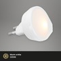 S ramenem - BRI 2199-016 LED svítidlo do zásuvky 5,9 cm 0,4W 1,5lm bílé - BRILONER - foto 2